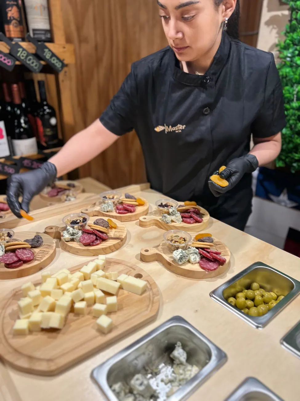 Servicio de barra gastronómica