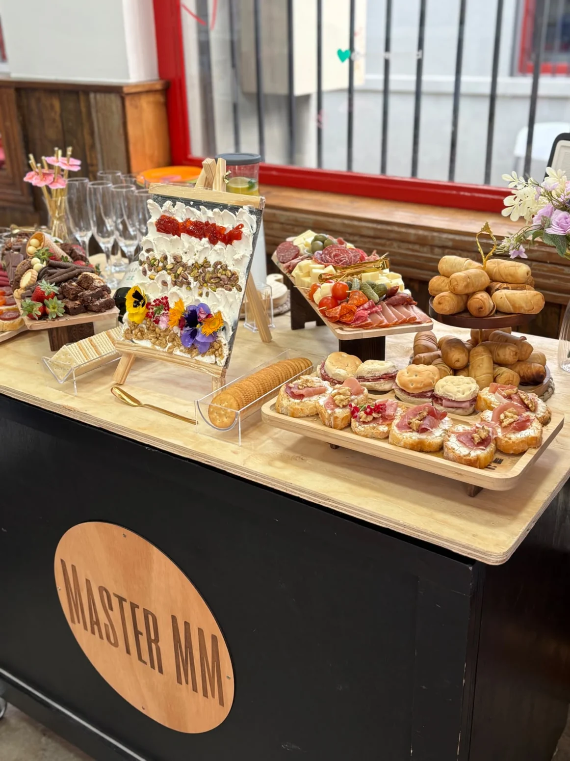 Montaje de catering corporativo realizado por Master MM
